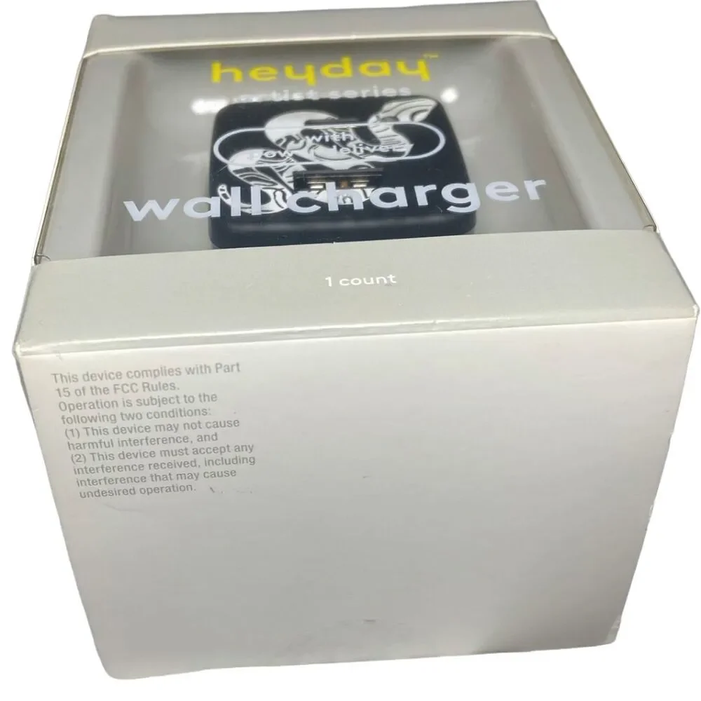 2-Port USB-C 25W Wall Charger Heyday Artist Series Vivien Rodriguez USB-A